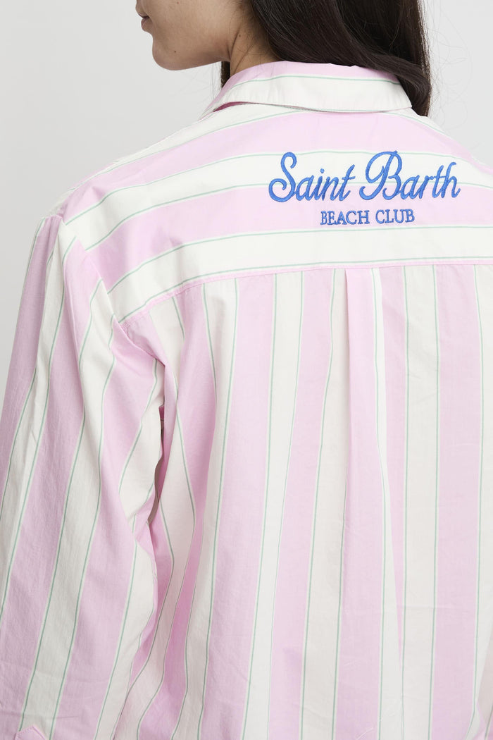 Camicia panna/rosa donna brig00100897l2153 - 4