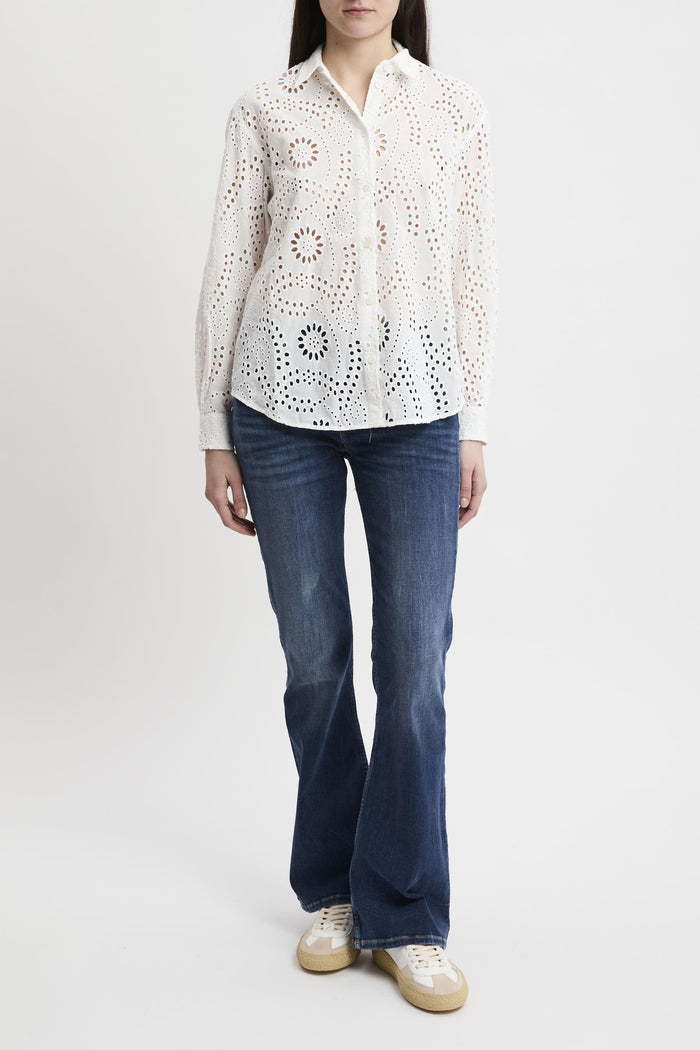 Camicia bianca donna mdh00101444l01 - 6