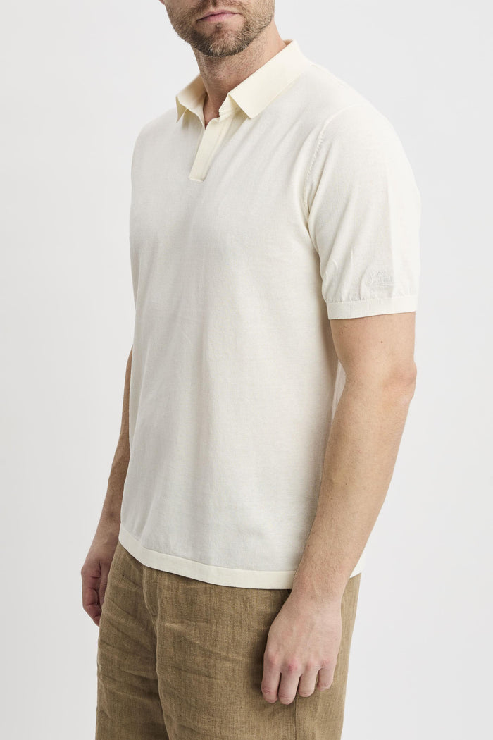 Polo cream uomo slo000110l - 3