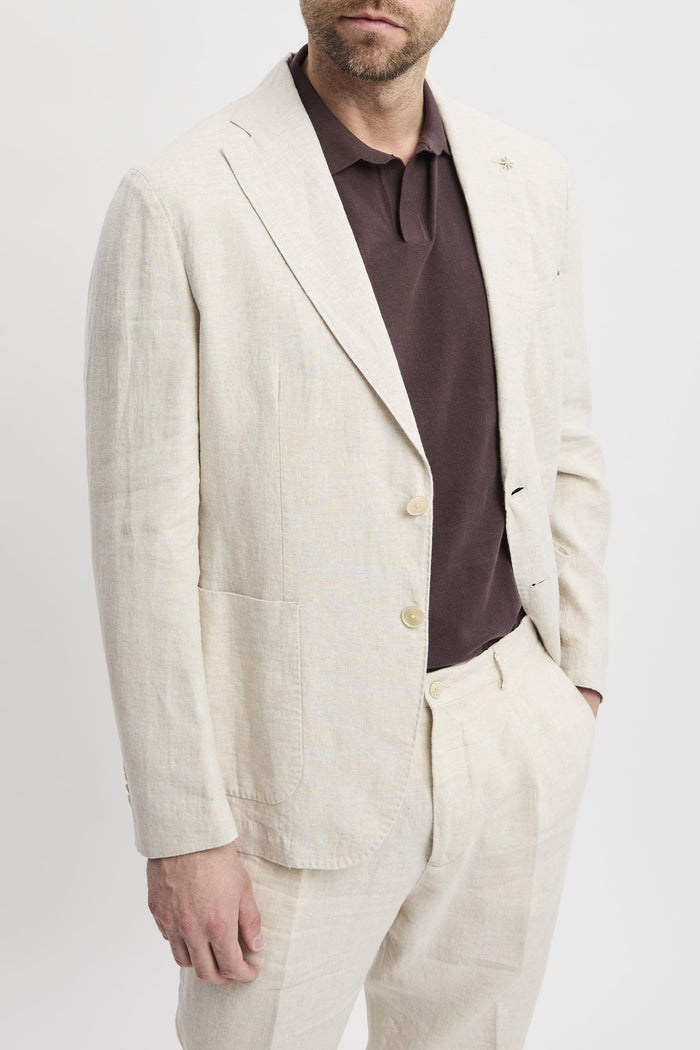 Abito beige uomo a3728l26314422 - 5