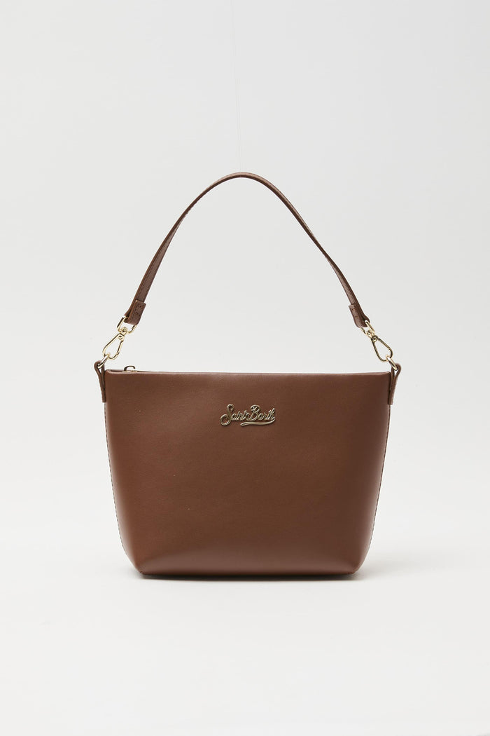Borsa a spalla Aline Bag in pelle liscia