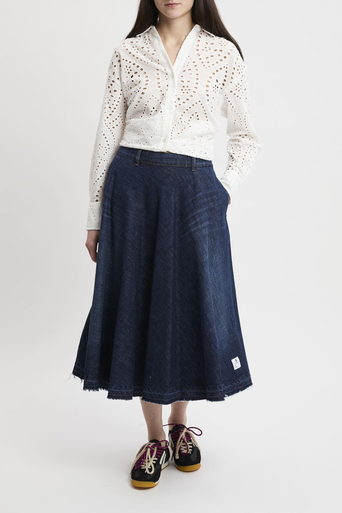 Gonna denim donna dg5122df0069812 - 5