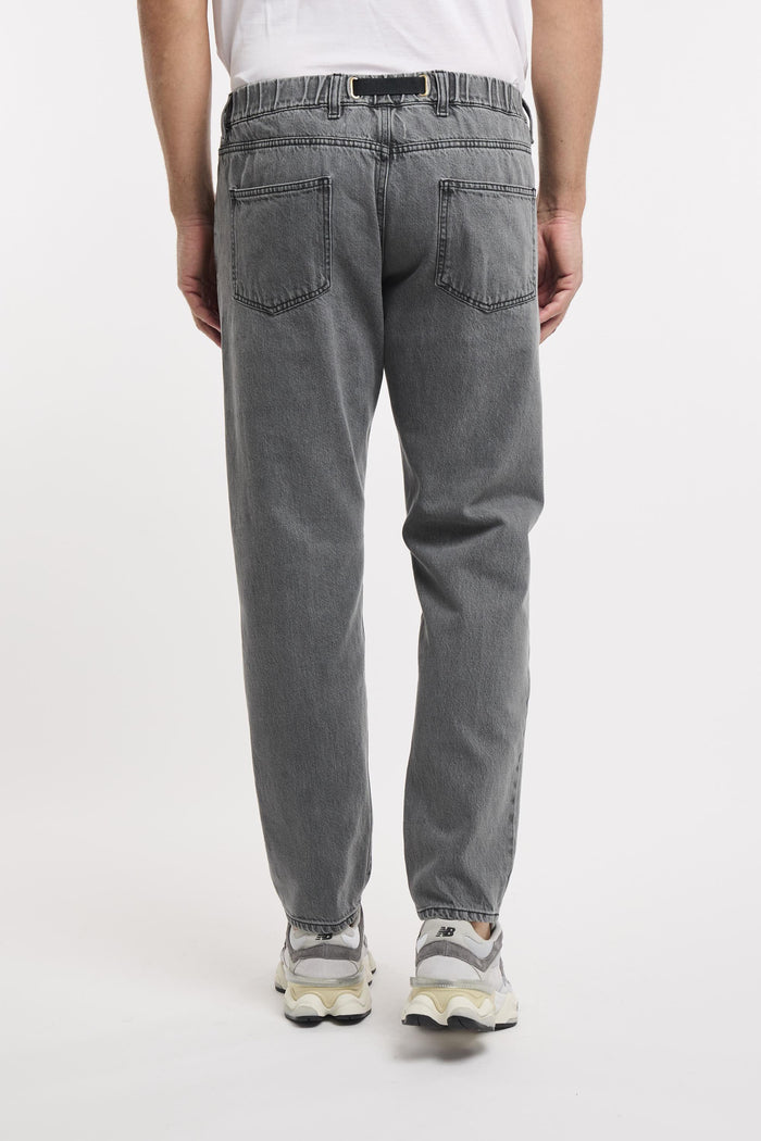 Pantalone denim nero uomo su44340med999 - 5