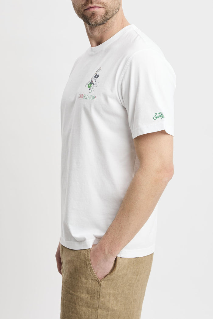 T-shirt bianca uomo pot000102728l01n - 3