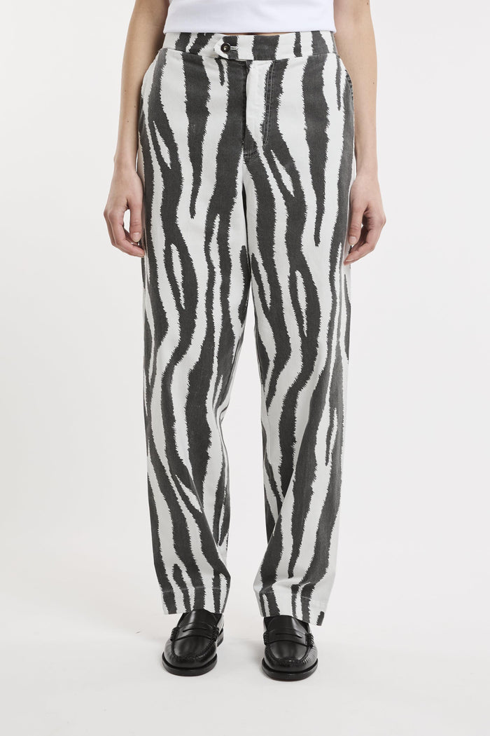 Pantalone zebra donna mop020n1274 - 1