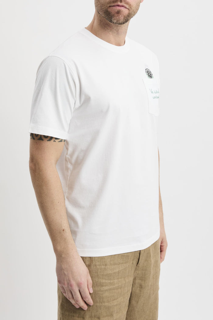T-shirt white uomo aus000100129l01n - 3