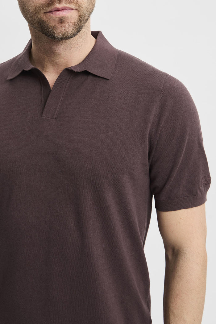 Polo brown uomo slo000118 - 4
