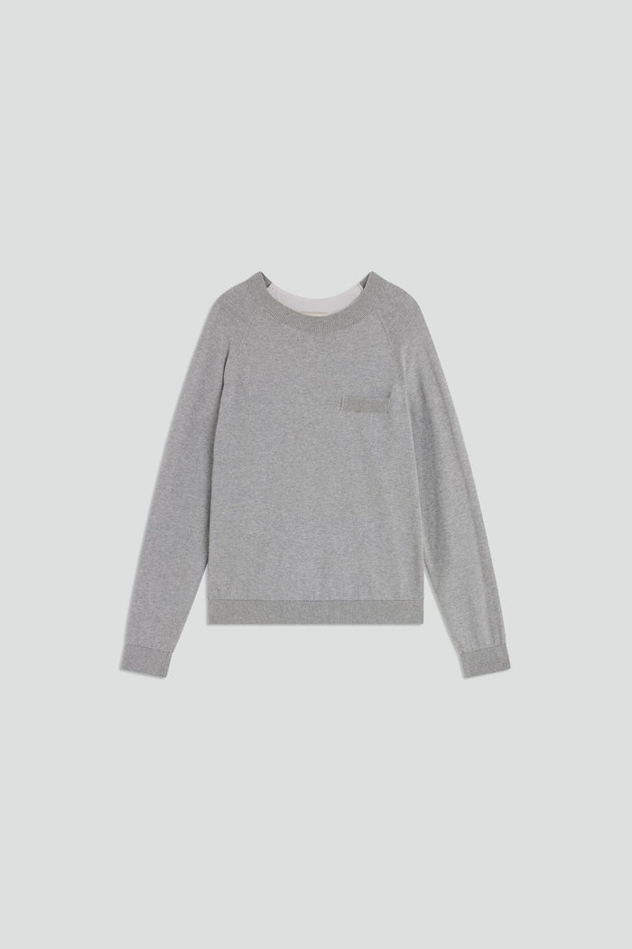 Maglia pearl grey donna b30x28-0 - 5