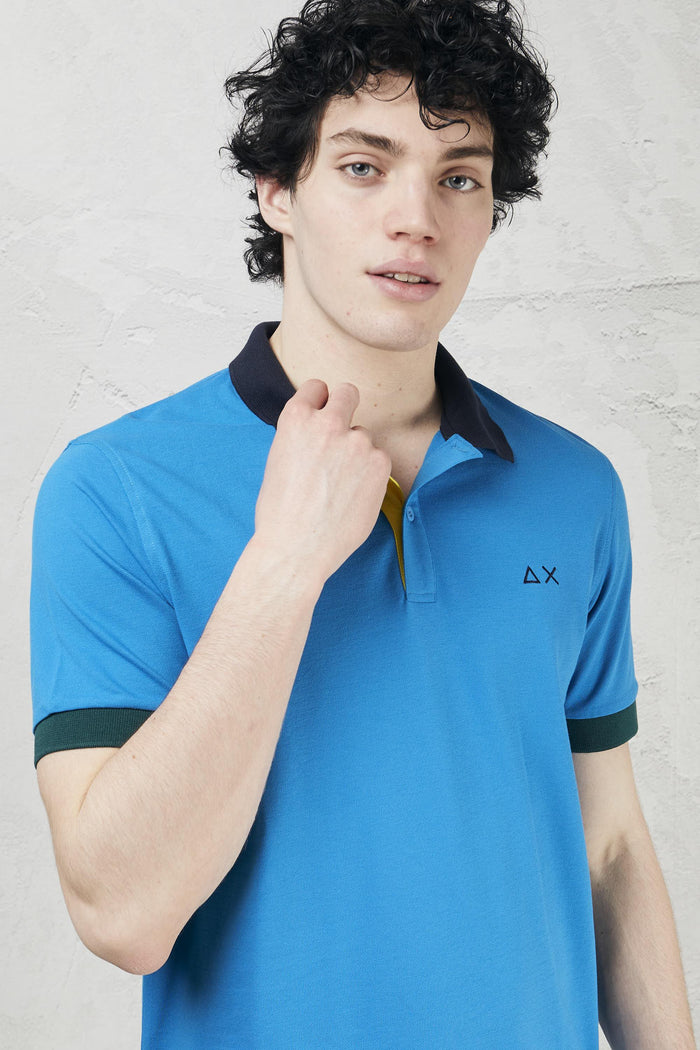 Polo turchese uomo a3311413 - 3