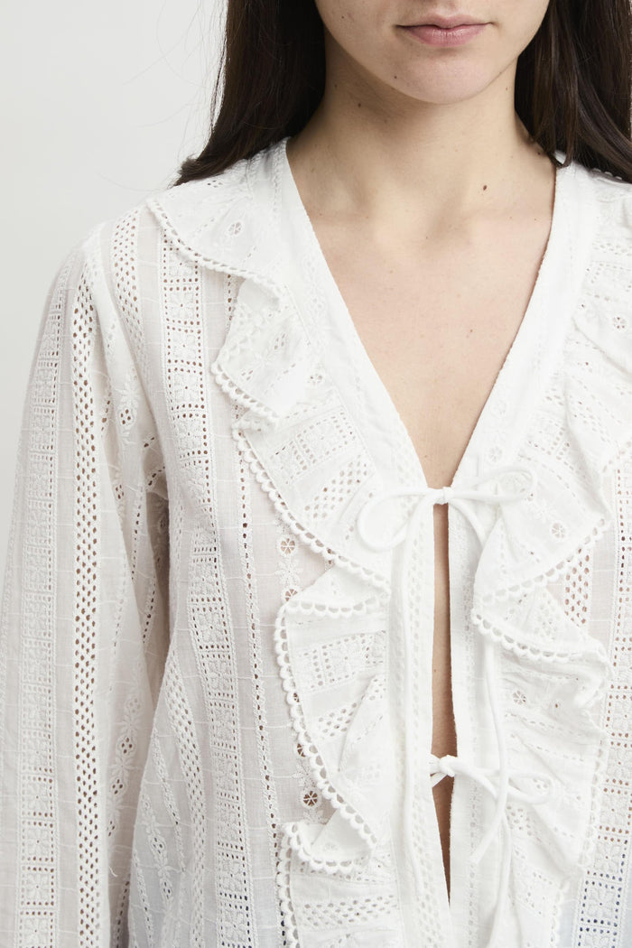 Top bianco donna evi000101449l01 - 3