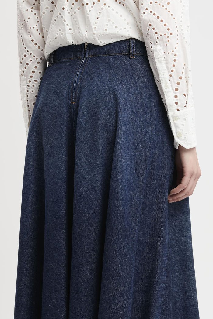 Gonna denim donna dg5122df0069812 - 4