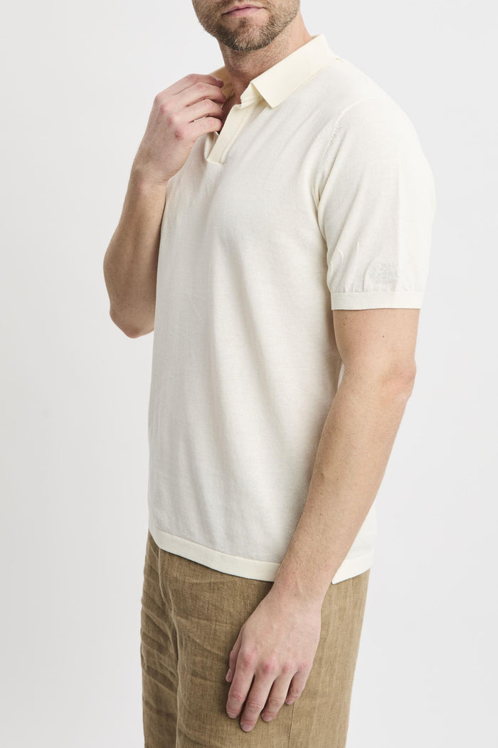 Polo cream uomo slo000110l - 5