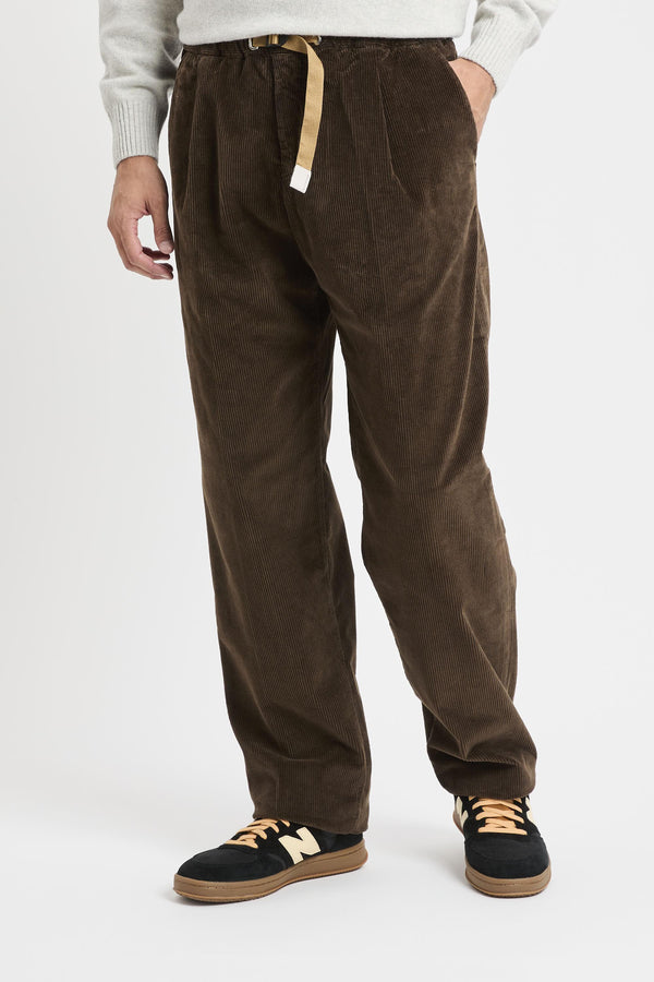 Pantalone marrone uomo su6718181