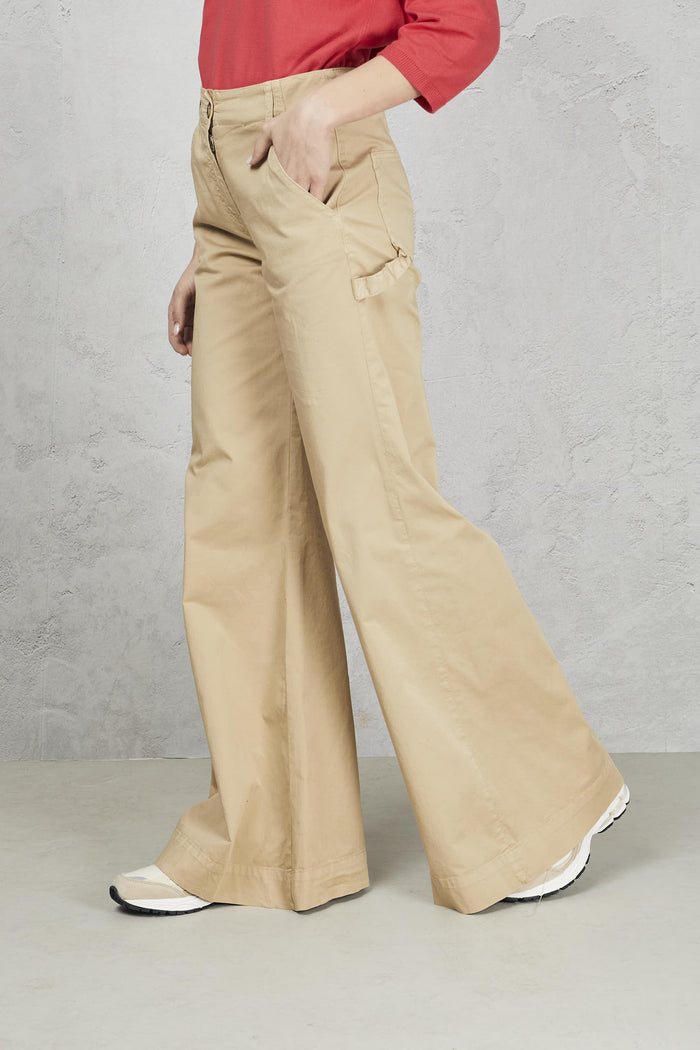 Pantalone regular in gabardina-2