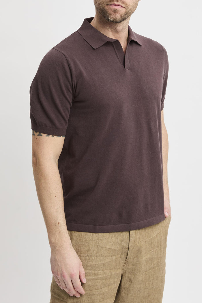 Polo brown uomo slo000118 - 3
