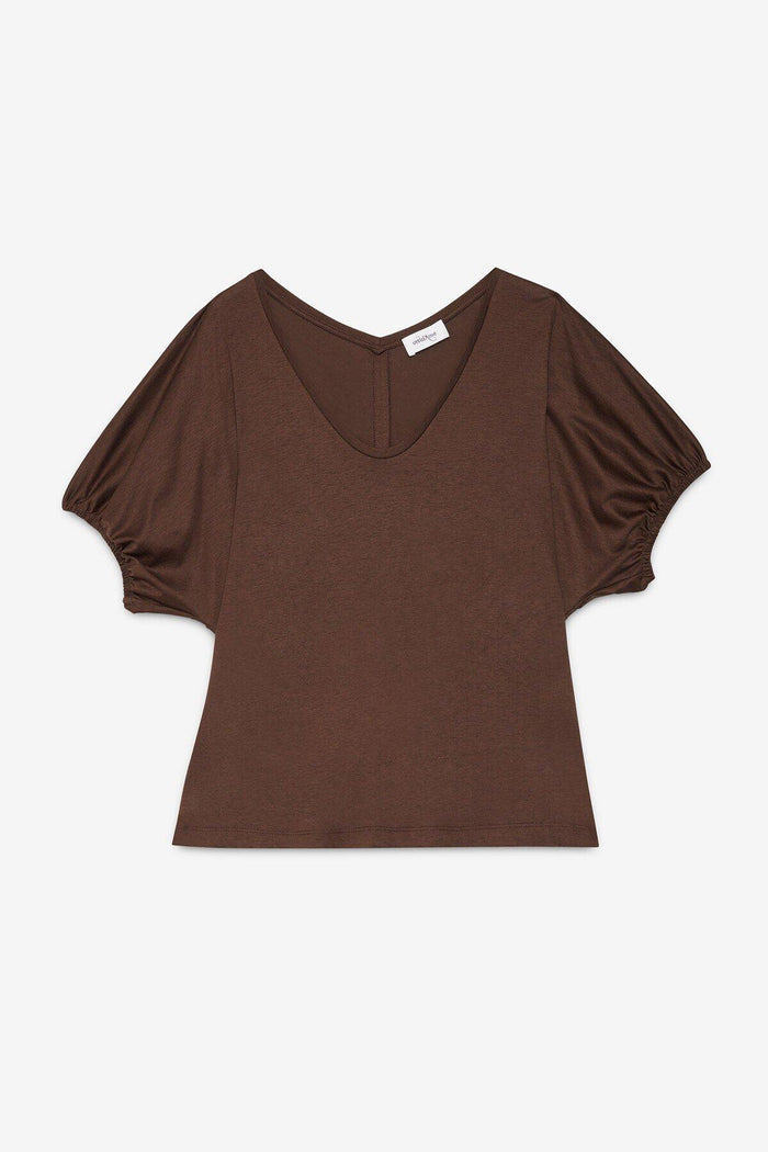 T-shirt  donna dm8172cioccolata - 5