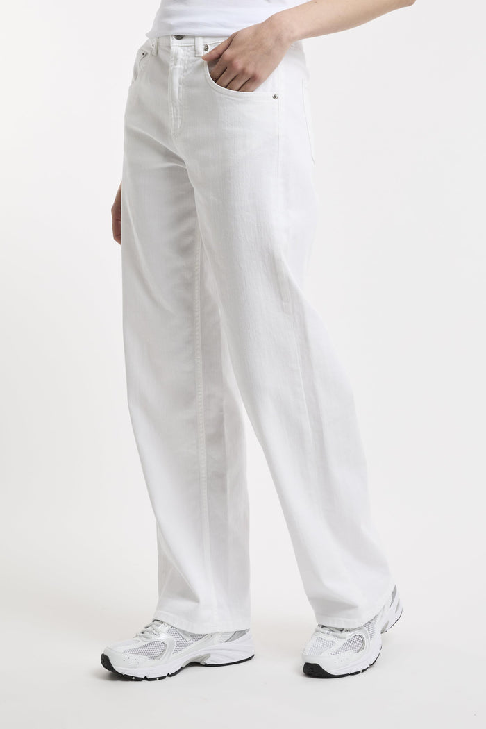 Jeans bianco donna dp5521ds0004001 - 3