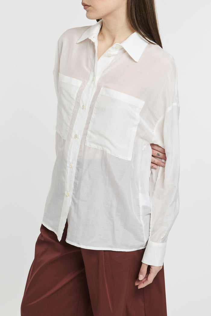 Camicia ivory donna i03a05-1 - 4