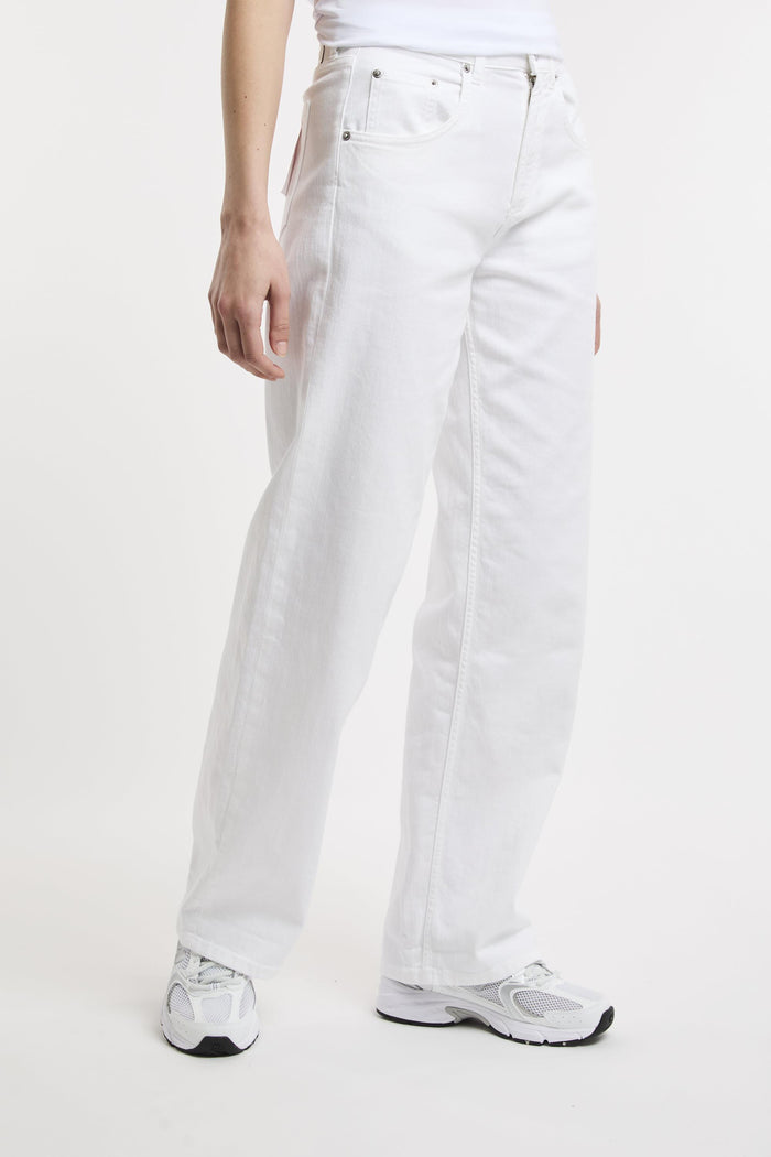 Jeans bianco donna dp5521ds0004001 - 4