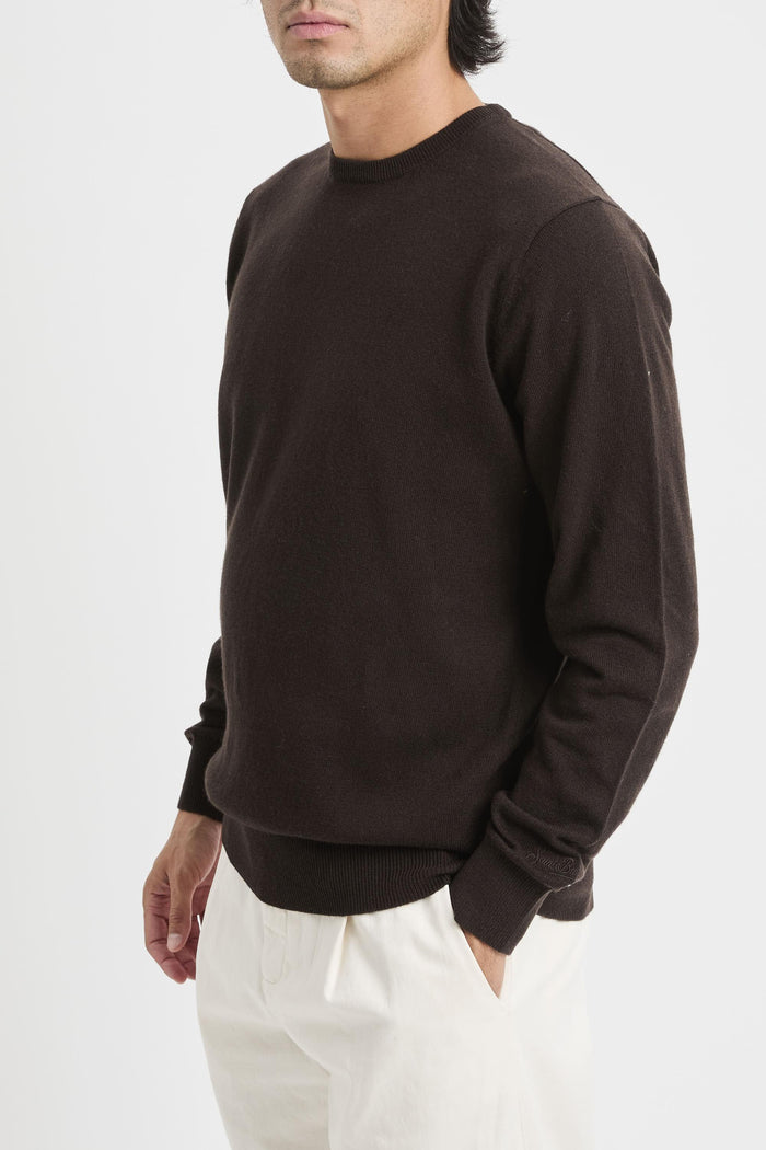 Maglia dark brown uomo rege00818h - 3