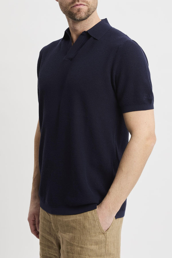 Polo blue navy uomo slo000961
