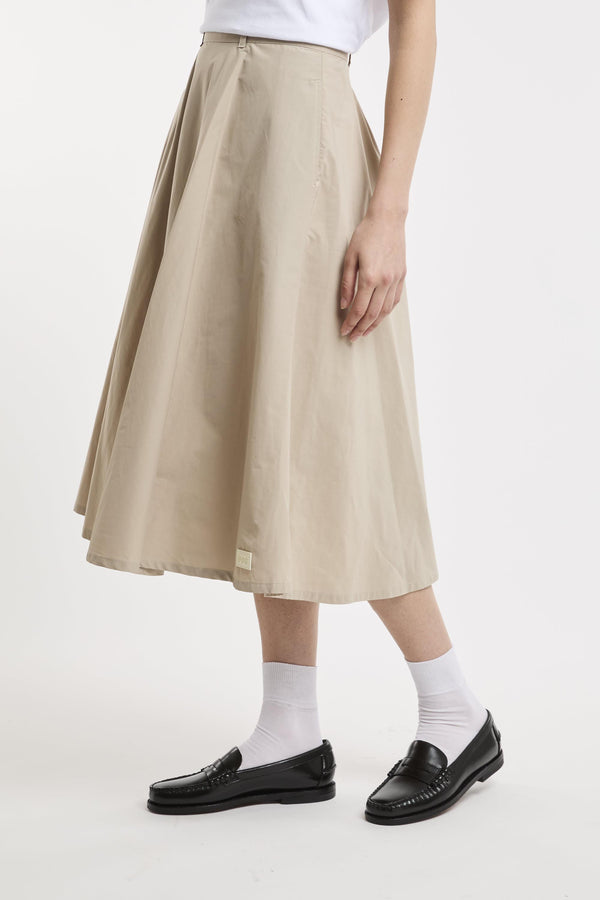 Gonna beige woman dg5122tf0003052