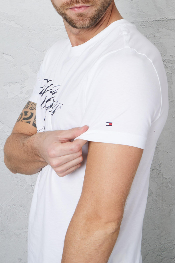 T-shirt white uomo 30040ybr - 4