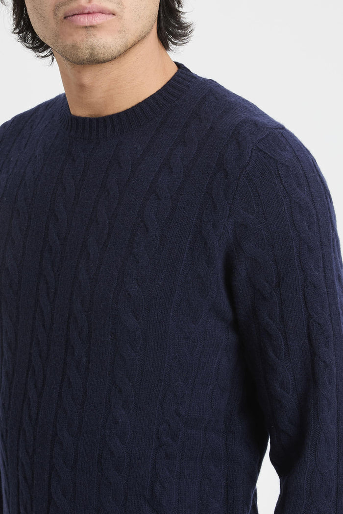 Maglia blue navy uomo rru90289cn97c0048 - 4
