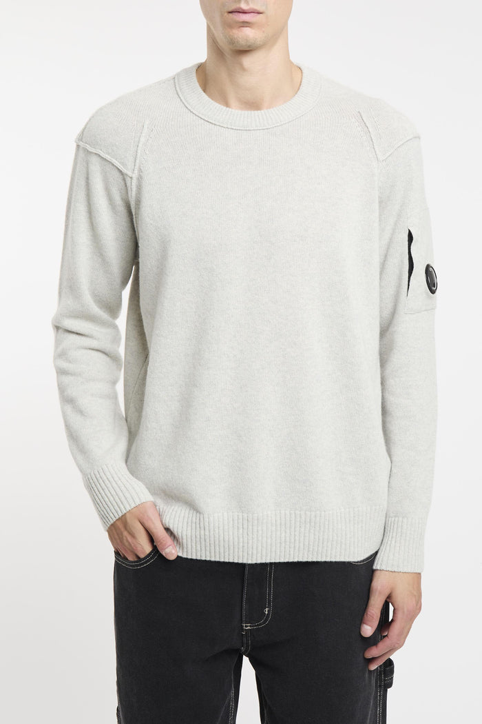 Maglia white melange uomo kn047a-110149am13 - 1