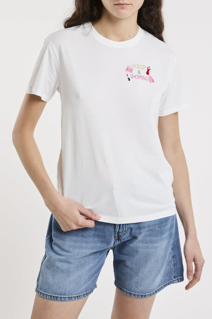 T-shirt bianca donna 06016h01n - 2