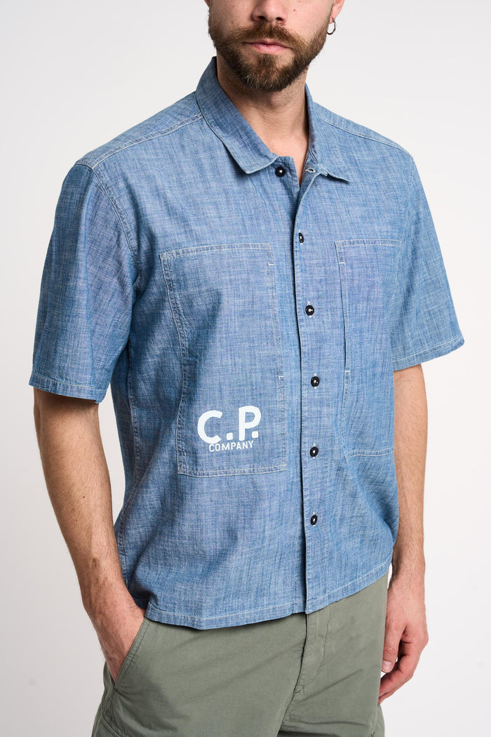 Camicia stone bleach uomo sh149a-110065wd11 - 2