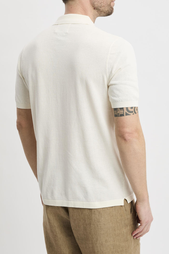 Polo cream uomo slo000110l - 6