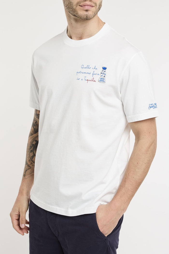 T-shirt bianca uomo 01164h01n - 1