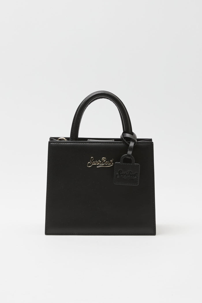 Borsa a mano Shop Bag mini in pelle liscia