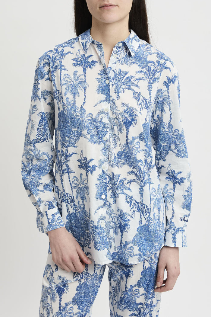Camicia Brigitte in cotone con stampa-2
