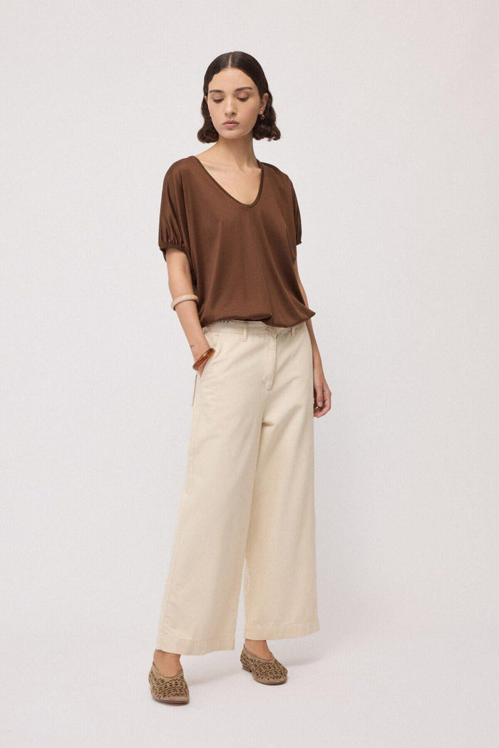 T-shirt  donna dm8172cioccolata - 3