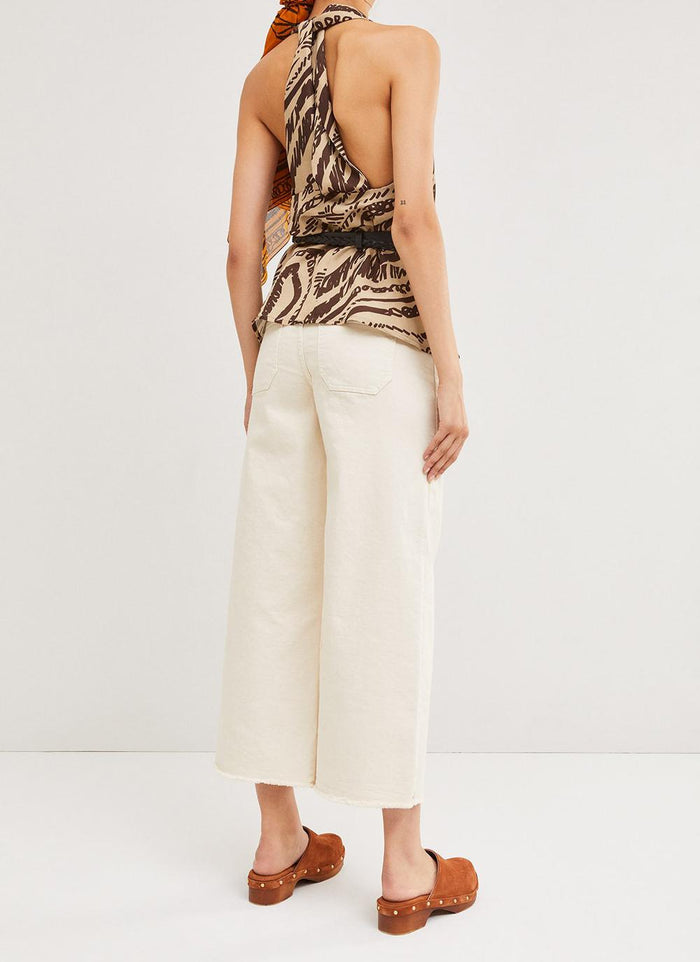 Pantalone vaniglia donna ep9011vaniglia - 3