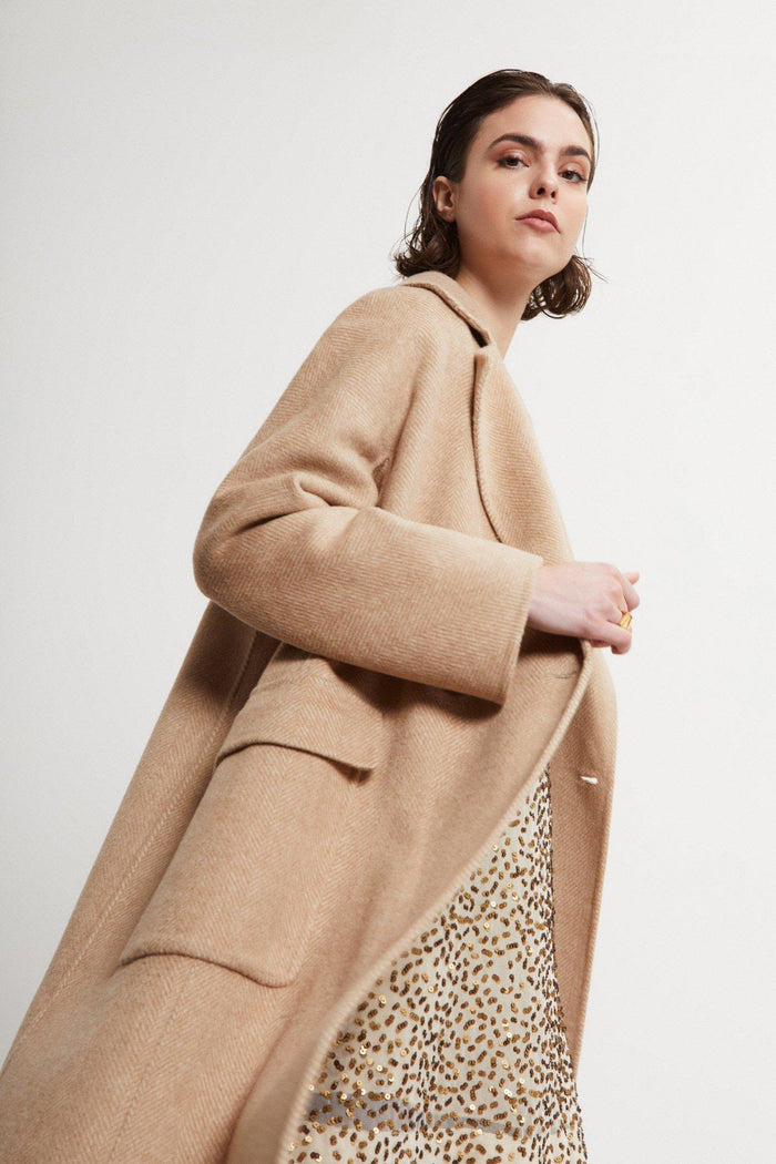 Cappotto  donna dj0052ecru - 3