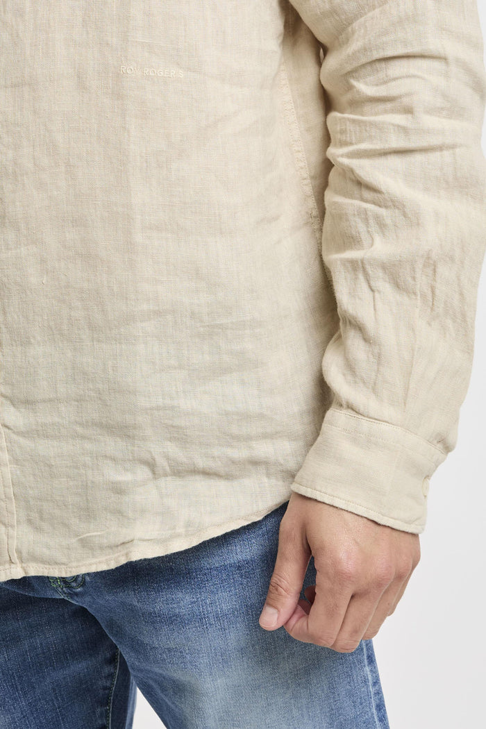 Camicia  uomo rvu051p4220569mastic - 7