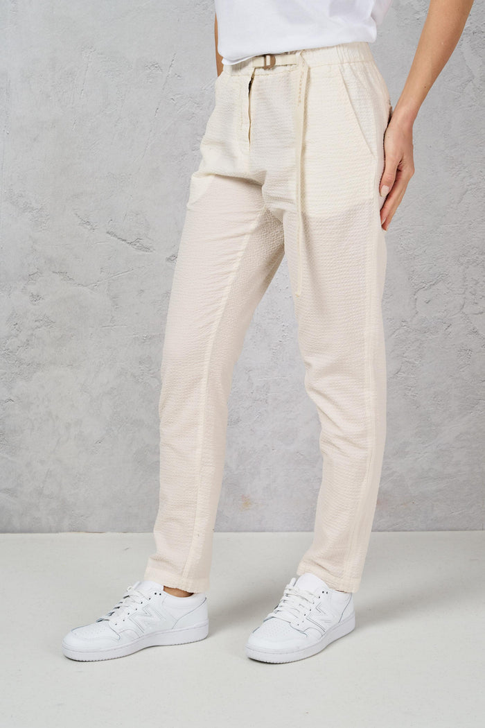 Pantalone beige/bianco donna 23sd6127004 - 3