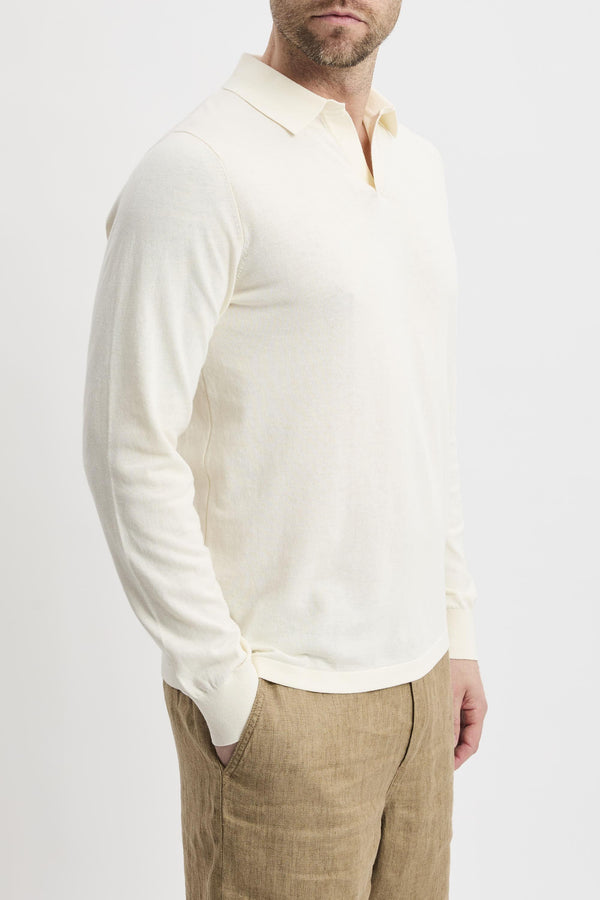 Polo cream uomo slo000310l