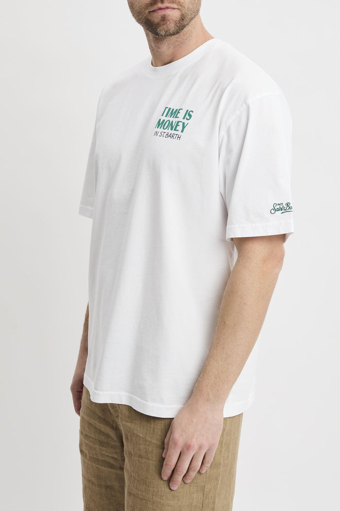 T-shirt bianca uomo dlr000101605l01n - 3