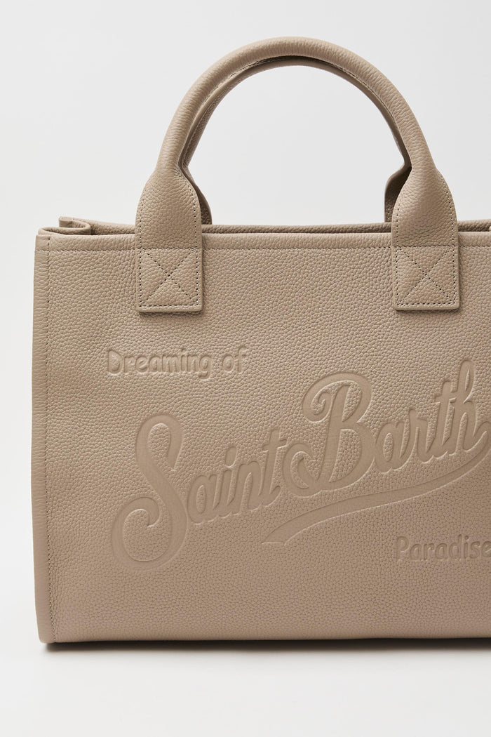 Borsa a spalla Vanity Bag large in pelle martellata-2