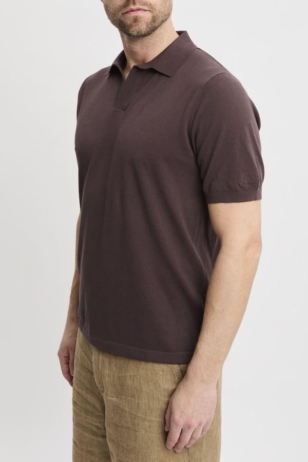 Polo brown uomo slo000118