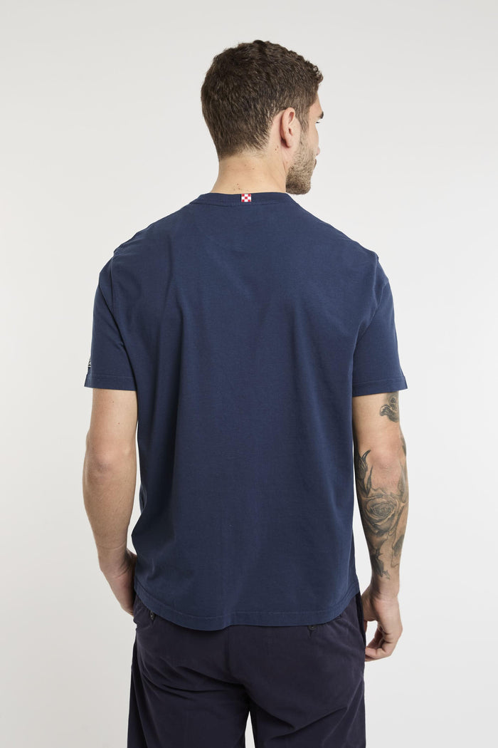 T-shirt blu uomo 02646h61 - 6