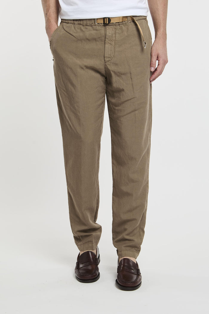 Pantalone joggers  in misto lino