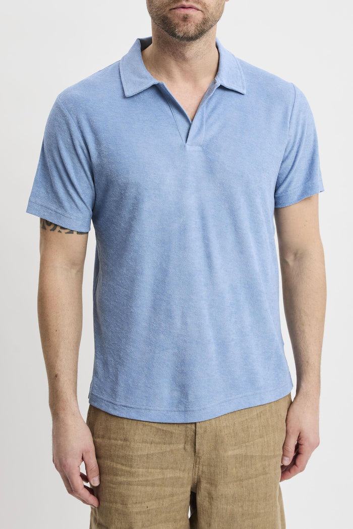 Polo dusty blue uomo jer000133 - 3