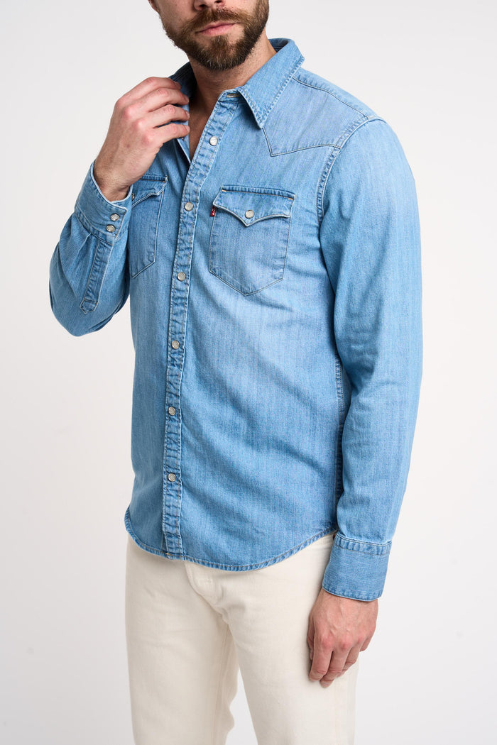 Camicia denim uomo 857440047 - 3