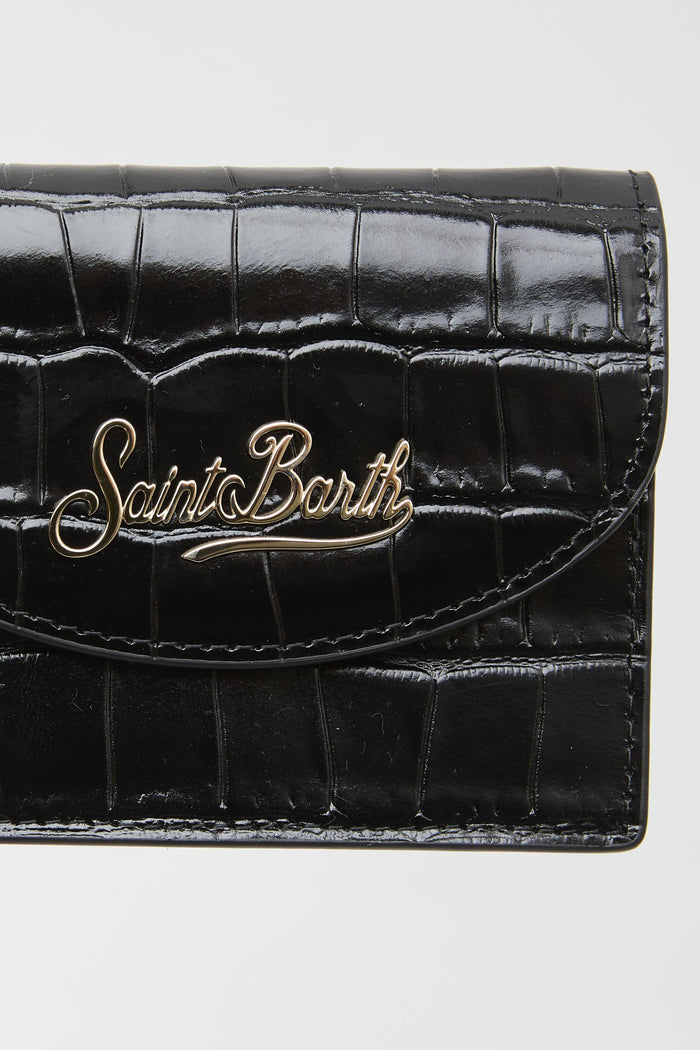 Portacarte Card Holder in pelle stampa cocco-2