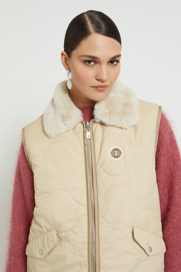 Gilet  donna og6143ecru - 4